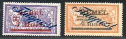 REF 088 > MEMEL FLUGPOST < PA N° 15 + 16 * Neuf Ch Dos Visible - MH * > Air Mail - Aéro - Unused Stamps