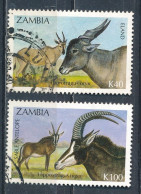 °°° ZAMBIA - Y&T N°559/61 - 1992 °°° - Zambie (1965-...)