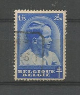 Belgie  1936 Prins Boudewijn OCB 444 (0) - Usati