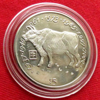 Liberia 5 $ 1997 Zodiac Ox W ºº - Liberia