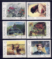 Polen 1987 - Gemälde, Nr. 3082 - 3087, Gestempelt / Used - Oblitérés