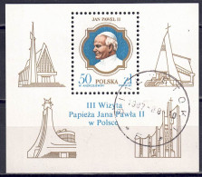 Polen 1987 -3. Papstbesuch, Block 103, Gestempelt / Used - Gebruikt