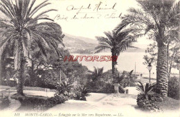 CPA MONTE CARLO - VUE SUR ROQUEBRUNE - Multi-vues, Vues Panoramiques