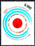 Argentina 2023 ** 125 Years Diplomatic Relations With Japan. Joint Issue. - Nuevos