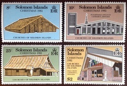 Solomon Islands 1981 Christmas Churches MNH - Solomon Islands (1978-...)