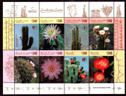 Argentina 2023 ** MERCOSUR, Flora: Succulent Cacti. Suculentas Cactus. - Nuevos