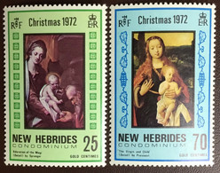 New Hebrides 1972 Christmas MNH - Unused Stamps