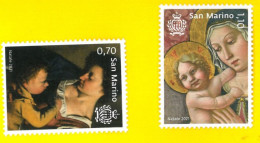SAN MARINO 2021 Natale Chrismas - New Set 2 Val. - Unused Stamps