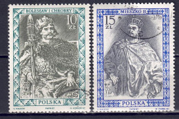 Polen 1987 - Polnische Herrscher, Nr. 3131 - 3132, Gestempelt / Used - Usados