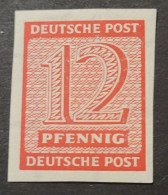 Deutsche Post - 12 Pfennig - Usados