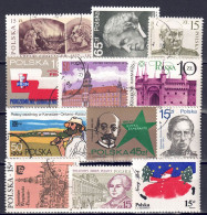 Polen 1987 - Markenlot Aus Nr. 3088 - 3133, Gestempelt / Used - Usados