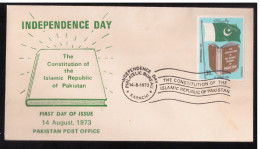 PAKISTAN FDC 1973 INDEPENDENCE DAY  ( 7 ) - Pakistan