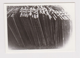 Construction Elements On Bunch, Odd Scene, Abstract Surreal Vintage Orig Photo 8.8x6.2cm. (63109) - Voorwerpen