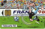 # France 852 F867 MARGERIN BD 50u Ob1 T2G 05.98  -sport,football- Tres Bon Etat - 1998