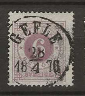 1872 USED PERF 14 Sweden Mi 20A - Gebraucht