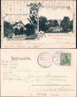 Ansichtskarte Buer-Melle 2 Bild Bürgerschule Pfarre 1906 - Melle