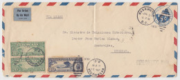 USA Airmail Cover DIPLOMATIC MAIL To URUGUAY" 1931 - 1c. 1918-1940 Covers