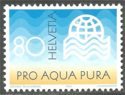 842 Suisse Water Congress Congrès Eau Propre MNH ** Neuf SC (SUI-256) - Termalismo