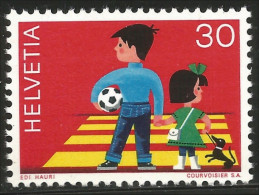 842 Suisse Enfants Rue Children Street MNH ** Neuf SC (SUI-194) - Andere & Zonder Classificatie