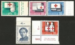 842 Suisse 1963 Centennaire Croix Rouge Red Cross Centenary Rotkreuze MNH ** Neuf SC (SUI-196) - Medizin