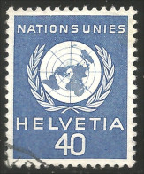 842 Suisse 1955 United Nations (SUI-180) - VN