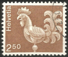 842 Suisse Coq Rooster Huhn Ferronnerie Fer Metal Iron Mines Mining (SUI-172) - Mineralien