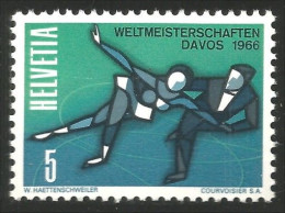 842 Suisse 1965 Patinage Artistique Figure Skating Davos MNH ** Neuf SC (SUI-175a) - Eiskunstlauf