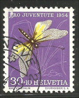 842 Suisse 1954 Semi-postal Pro Juventute Papillon Butterfly Schmetterling Farfala Mariposa (SUI-94) - Vlinders
