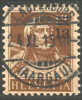 842 Suisse 1915 Guillaume William Tell 13c Surcharge Date 24 XI 15 (SUI-34) - Tir à L'Arc