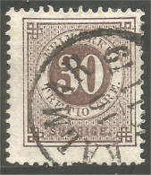 840 Sweden 1877 30o Brun Brown (SWE-467) - Gebraucht