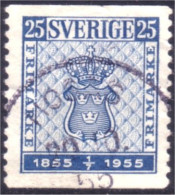 840 Sweden 1955 Coat Of Arms Armoiries (SWE-408) - Usati