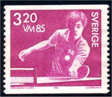 840 Sweden Table Tennis Ping Pong No Gum (SWE-84) - Tenis De Mesa