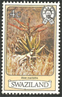 844 Swaziland Fleur Flower Blume Aloe Marlothii Aloes (SWZ-29f) - Otros & Sin Clasificación