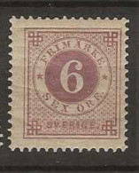 1886 MH Sweden Mi 30 - Neufs