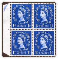 QEII Pre Decimal Wilding Definitive 1d Block Of 4 Unmounted Mint Hrd2a - Unused Stamps