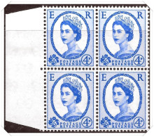 QEII Pre Decimal Wilding Definitive 4d Block Of 4 Unmounted Mint Hrd2a - Unused Stamps