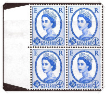 QEII Pre Decimal Wilding Definitive 4d Block Of 4 Unmounted Mint Hrd2a - Nuevos