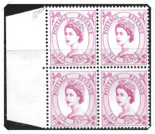 QEII Pre Decimal Wilding Definitive 6d Block Of 4 Unmounted Mint Hrd2a - Unused Stamps