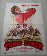 Une Affiche Cinéma Grand Format   1 ,60 M X 1, 20 M  : La Furie De Kyber   Année 1970   ( Affiche Pliée ) - Affiches & Posters