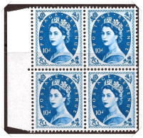 QEII Pre Decimal Wilding Definitive 10d Block Of 4 Unmounted Mint Hrd2a - Unused Stamps