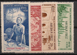 SOUDAN - 1942 - Poste Aérienne PA N°YT. 6 à 9 - Série Complète PEIQI - Neuf Luxe ** / MNH / Postfrisch - Neufs