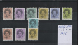 Niederlande Michel Cat.No.  Mnh/**  1211/1217 A/C - Unused Stamps