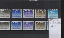 Niederlande Michel Cat.No.  Mnh/**  1065/1069 A/C - Unused Stamps