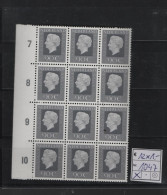 Niederlande Michel Cat.No.  Mnh/**  1047 Bloc Of -12- - Unused Stamps