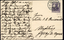 Danzig Vorläufer VL Postkarte, EF 101a, Geprüft BPP - Lettres & Documents
