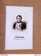 L'Imperatore Napoleone Bonaparte Ajaccio 15 Agosto 1769 – Longwood 5 Maggio 1821 - Autres & Non Classés