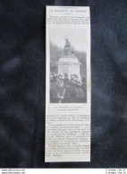 Il Monumento Di Lamarck Al Giardino Delle Piante A Parigi Stampa Del 1909 - Autres & Non Classés