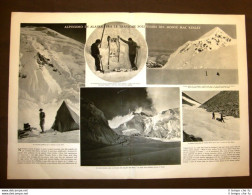 Alpinismo Nel 1932 Alaska Monte Mac Kinley Koven Carstens Monahan Bradforf Bates - Other & Unclassified