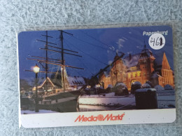 GIFT CARD - GERMANY - MEDIA MARKT 461a - Papenburg - Sailing Ship "Friederike" And Town Hall - Winter - Gift Cards