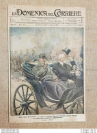 Copertina La Domenica Del Corriere 29 Dicembre 1918 Vittorio Emanuele III Parigi - Altri & Non Classificati